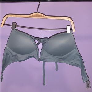 Army green bathing suit top